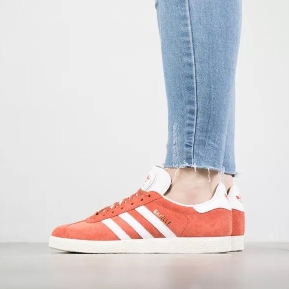 Orangewhite Nwt Adidas Low Sneaker Top Gazelle Light j3L4A5R